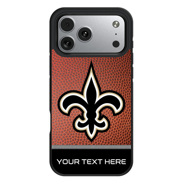 New Orleans Saints Personalized Football iPhone Bump Phone Case for Apple iPhone