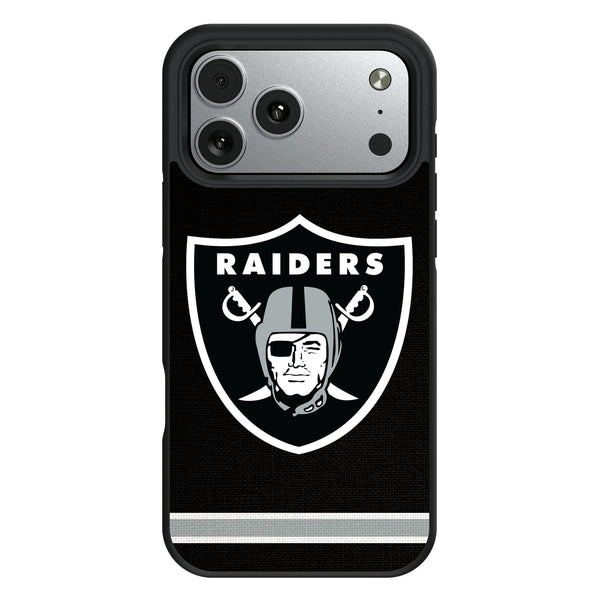 Las Vegas Raiders Stripe iPhone Bump Phone Case for Apple iPhone