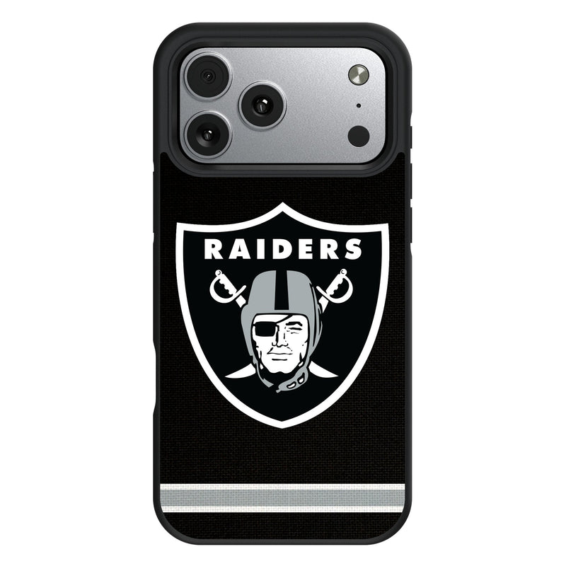 Las Vegas Raiders Stripe iPhone Bump Phone Case for Apple iPhone