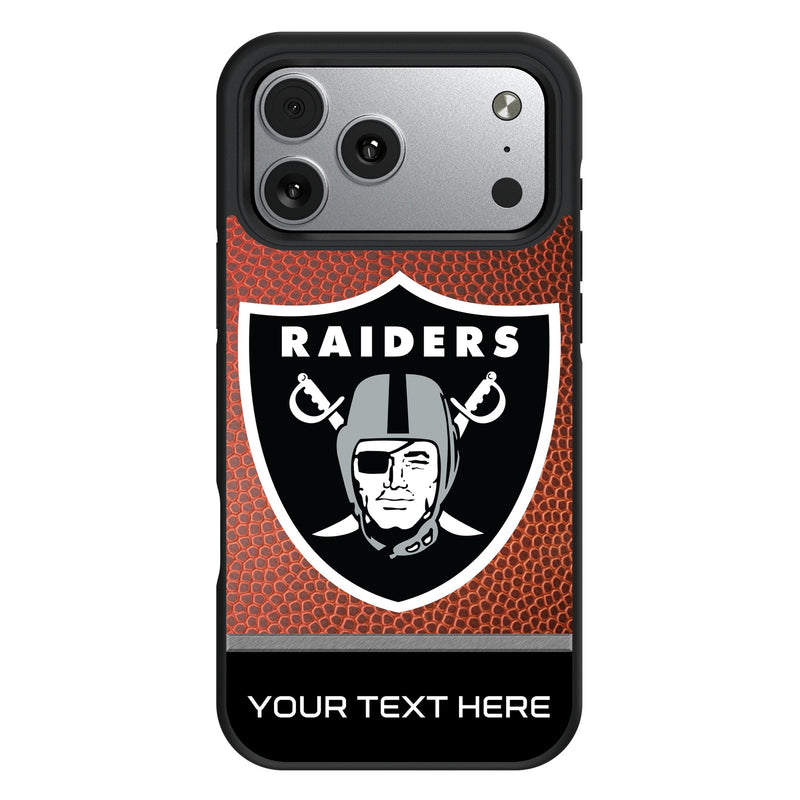 Las Vegas Raiders Personalized Football iPhone Bump Phone Case for Apple iPhone