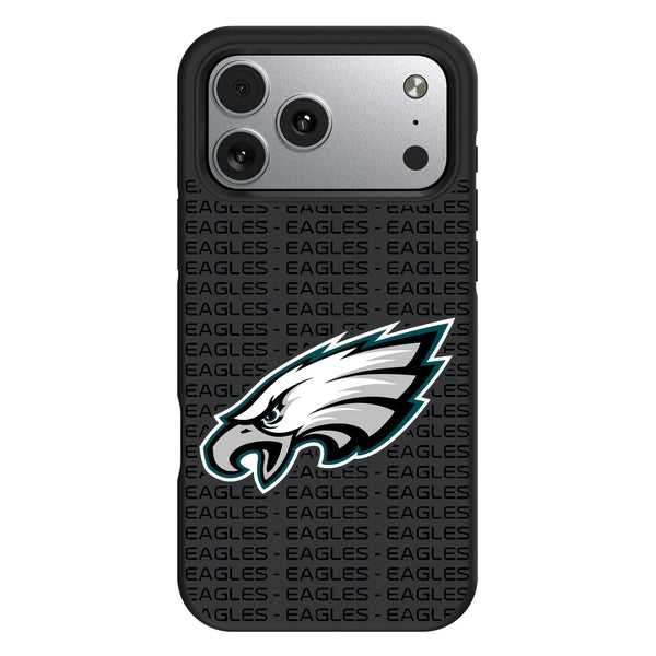 Philadelphia Eagles Text Backdrop iPhone Bump Phone Case for Apple iPhone