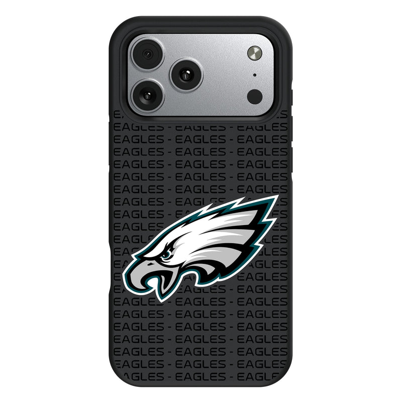 Philadelphia Eagles Text Backdrop iPhone Bump Phone Case for Apple iPhone