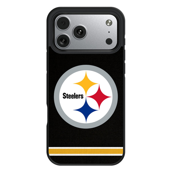 Pittsburgh Steelers Stripe iPhone Bump Phone Case for Apple iPhone