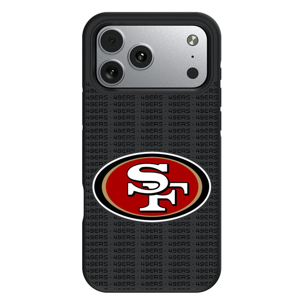 San Francisco 49ers Text Backdrop iPhone Bump Phone Case for Apple iPhone