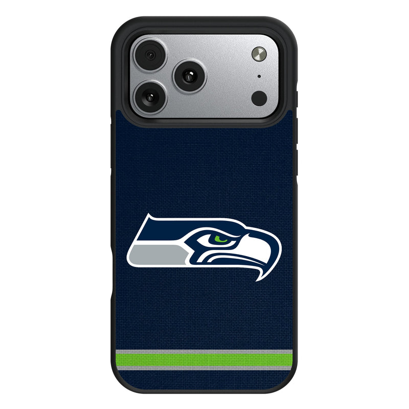 Seattle Seahawks Stripe iPhone Bump Phone Case for Apple iPhone