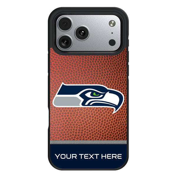 Seattle Seahawks Personalized Football iPhone Bump Phone Case for Apple iPhone