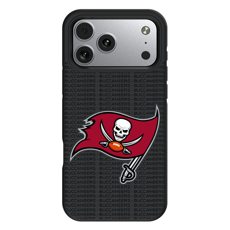 Tampa Bay Buccaneers Text Backdrop iPhone Bump Phone Case for Apple iPhone