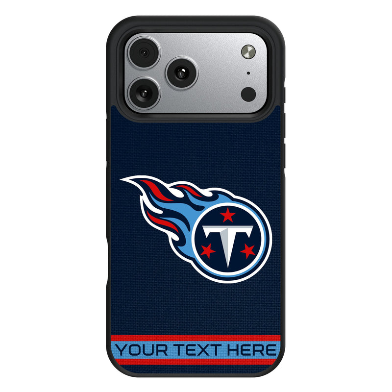 Tennessee Titans Personalized Stripe iPhone Bump Phone Case for Apple iPhone