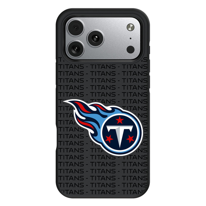 Tennessee Titans Text Backdrop iPhone Bump Phone Case for Apple iPhone