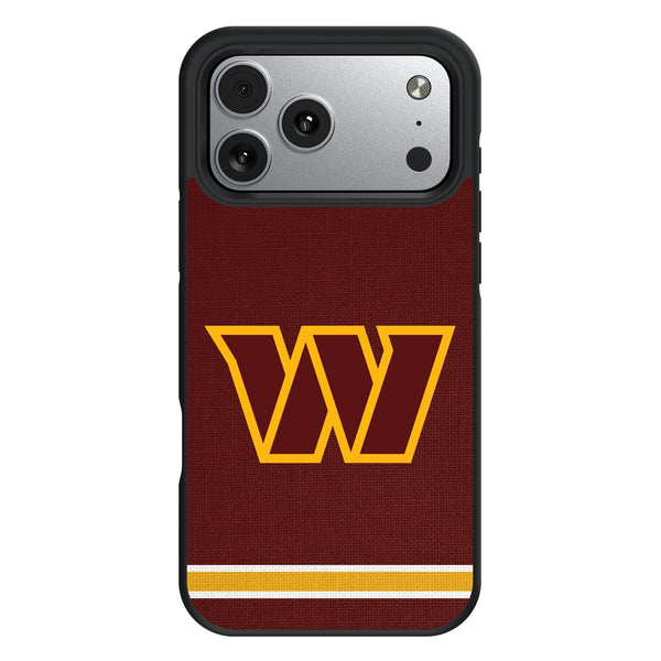 Washington Commanders Stripe iPhone Bump Phone Case for Apple iPhone