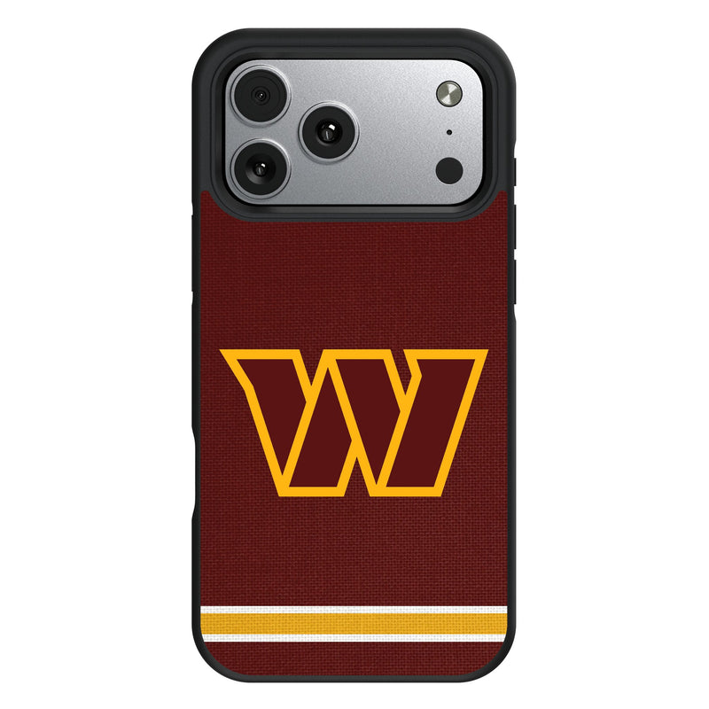 Washington Commanders Stripe iPhone Bump Phone Case for Apple iPhone