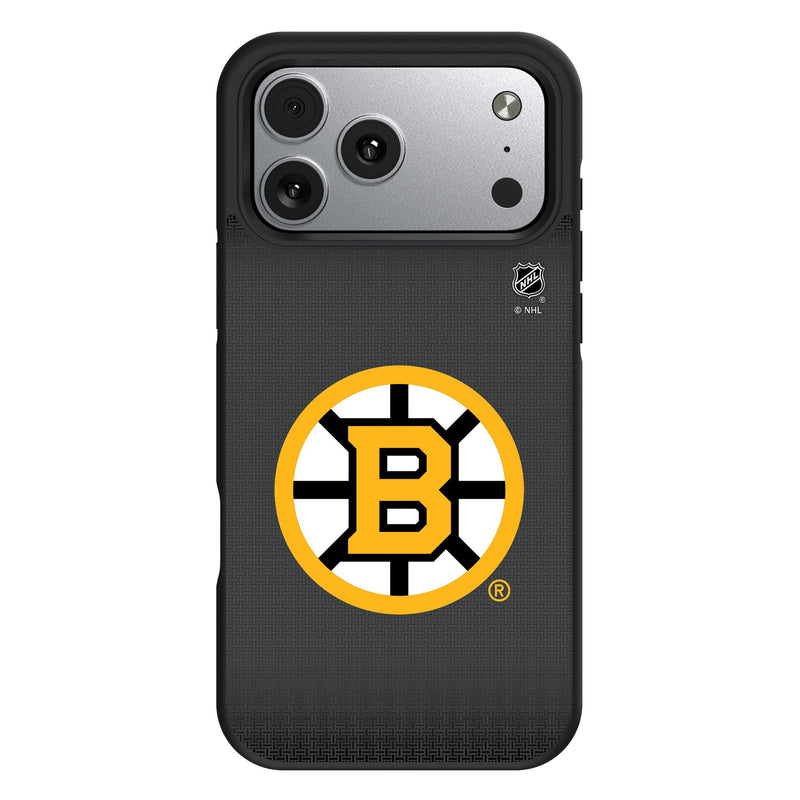 Boston Bruins Linen iPhone Bump Phone Case for Apple iPhone