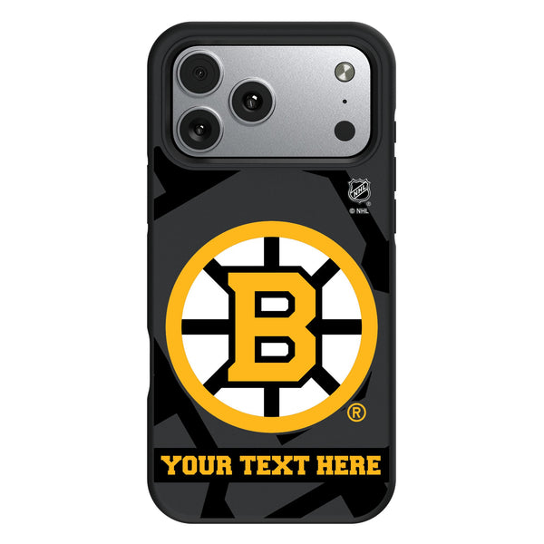 Boston Bruins Personalized Tilt iPhone Bump Phone Case for Apple iPhone