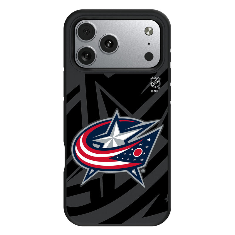 Columbus Blue Jackets Monocolor Tilt iPhone Bump Phone Case for Apple iPhone