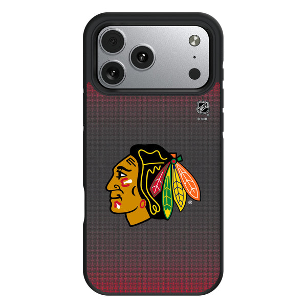 Chicago Blackhawks Linen iPhone Bump Phone Case for Apple iPhone