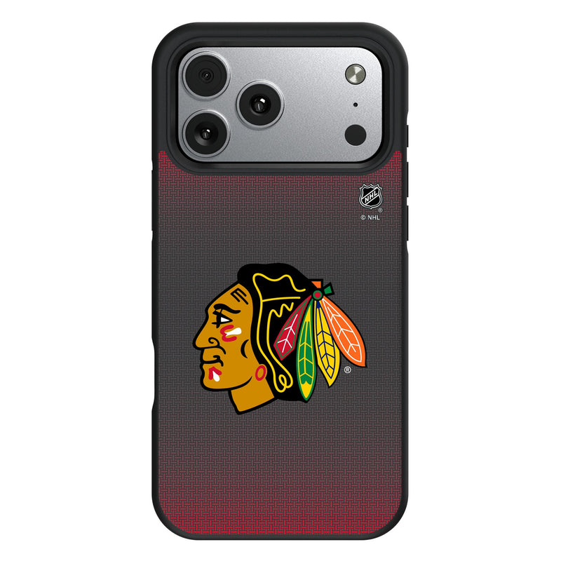 Chicago Blackhawks Linen iPhone Bump Phone Case for Apple iPhone
