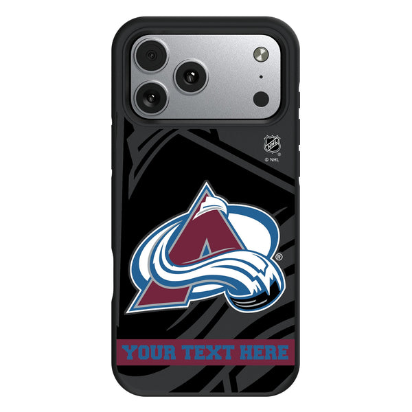 Colorado Avalanche Personalized Tilt iPhone Bump Phone Case for Apple iPhone