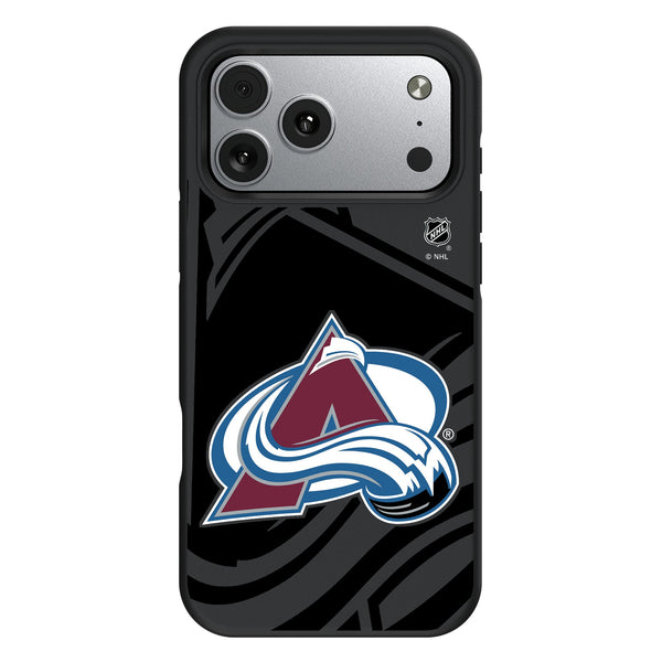 Colorado Avalanche Monocolor Tilt iPhone Bump Phone Case for Apple iPhone