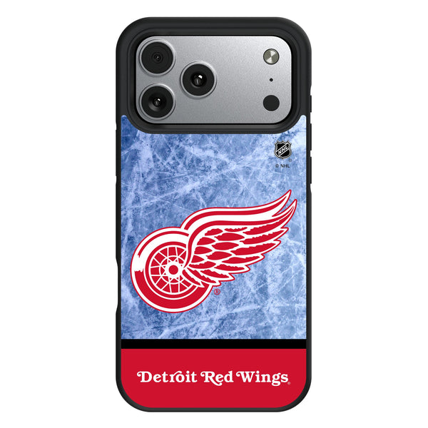 Detroit Red Wings Ice Wordmark iPhone Bump Phone Case for Apple iPhone