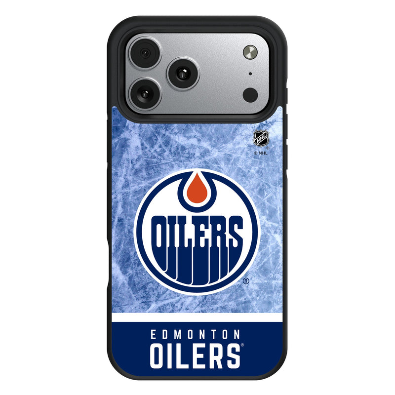 Edmonton Oilers Ice Wordmark iPhone Bump Phone Case for Apple iPhone