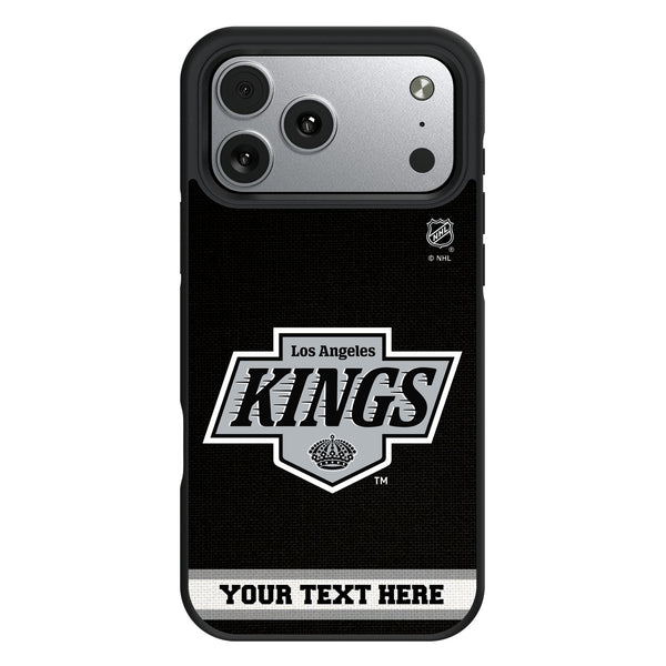 LA Kings Personalized Stripe iPhone Bump Phone Case for Apple iPhone