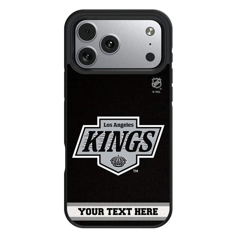 LA Kings Personalized Stripe iPhone Bump Phone Case for Apple iPhone