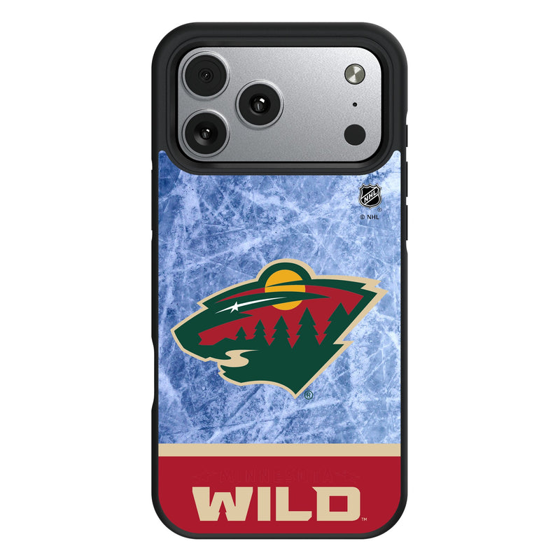 Minnesota Wild Ice Wordmark iPhone Bump Phone Case for Apple iPhone