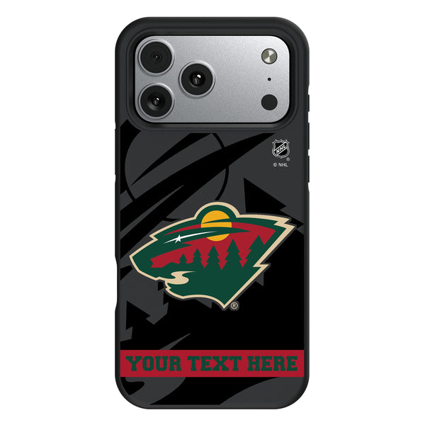 Minnesota Wild Personalized Tilt iPhone Bump Phone Case for Apple iPhone