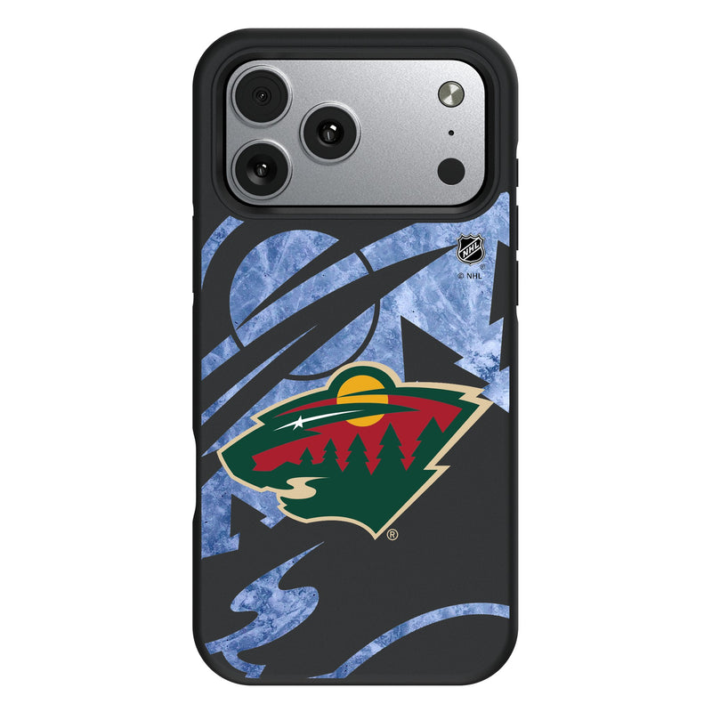 Minnesota Wild Ice Tilt iPhone Bump Phone Case for Apple iPhone