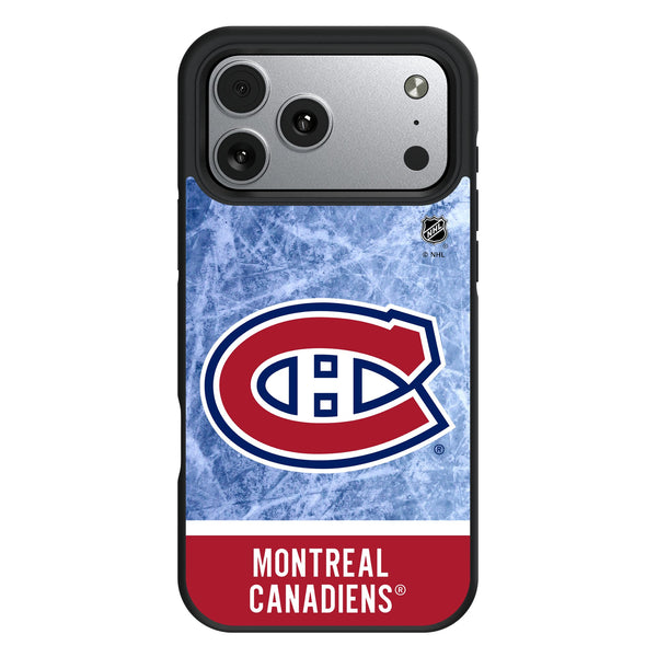 Montreal Canadiens Ice Wordmark iPhone Bump Phone Case for Apple iPhone