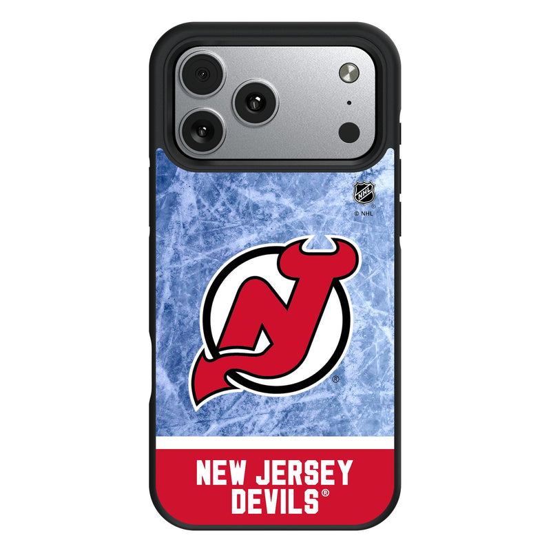 New Jersey Devils Ice Wordmark iPhone Bump Phone Case for Apple iPhone