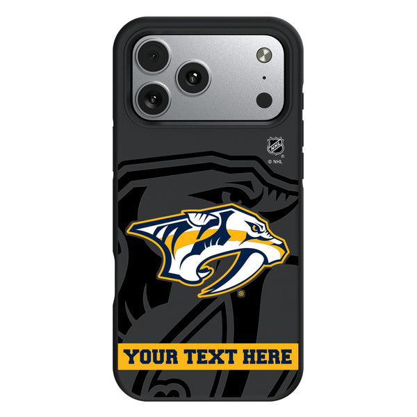Nashville Predators Personalized Tilt iPhone Bump Phone Case for Apple iPhone