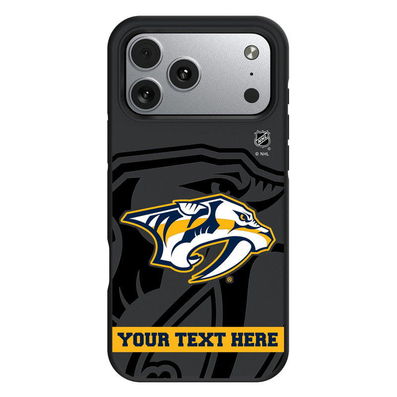Nashville Predators Personalized Tilt iPhone Bump Phone Case for Apple iPhone