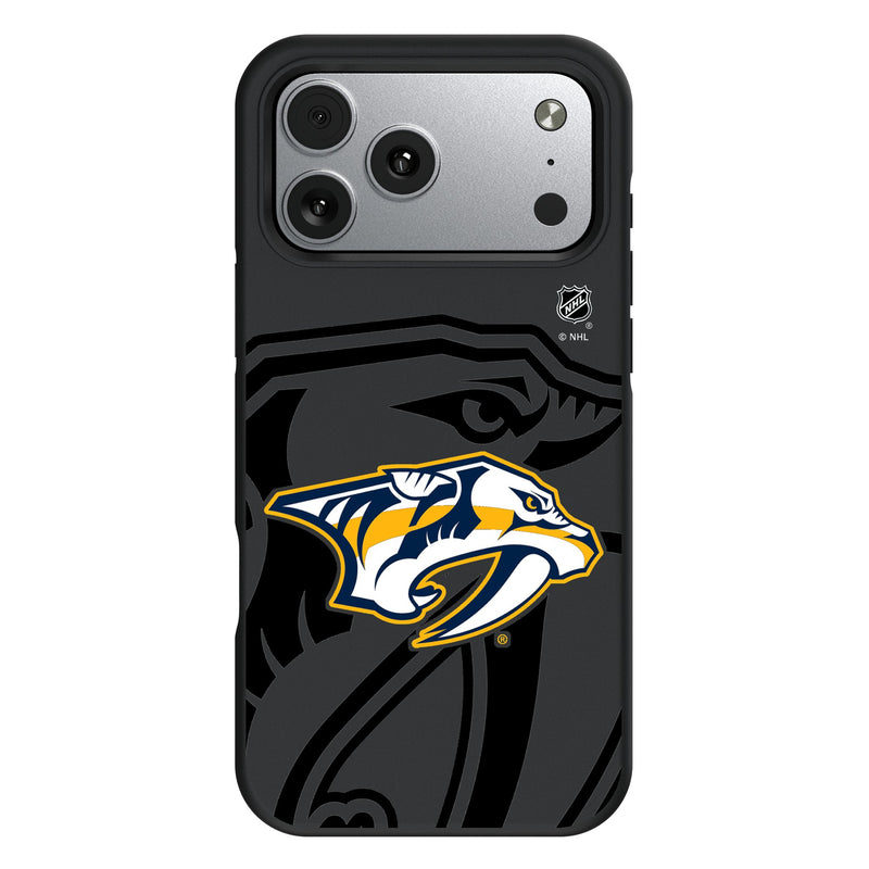 Nashville Predators Monocolor Tilt iPhone Bump Phone Case for Apple iPhone