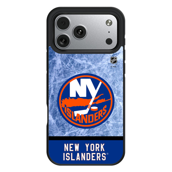 New York Islanders Ice Wordmark iPhone Bump Phone Case for Apple iPhone