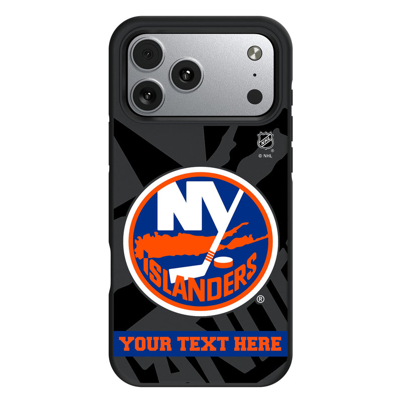 New York Islanders Personalized Tilt iPhone Bump Phone Case for Apple iPhone