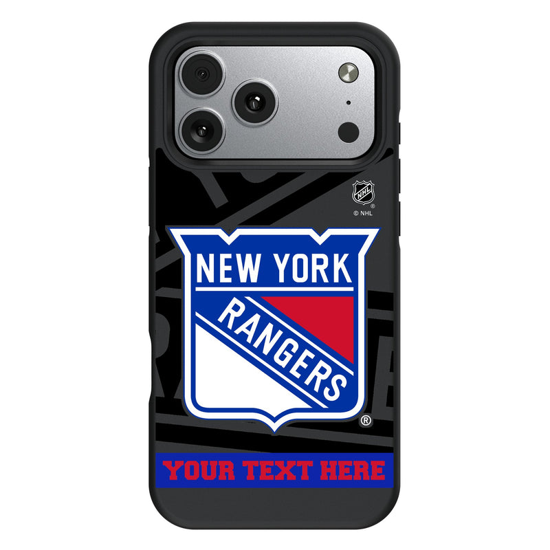 New York Rangers Personalized Tilt iPhone Bump Phone Case for Apple iPhone