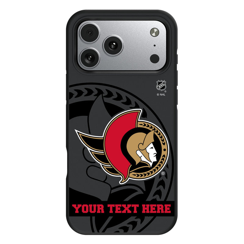 Ottawa Senators Personalized Tilt iPhone Bump Phone Case for Apple iPhone