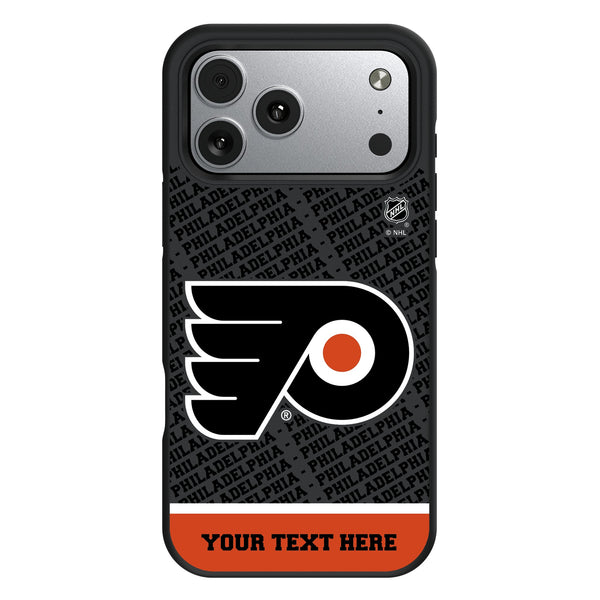 Philadelphia Flyers Personalized EndZone Plus iPhone Bump Phone Case for Apple iPhone