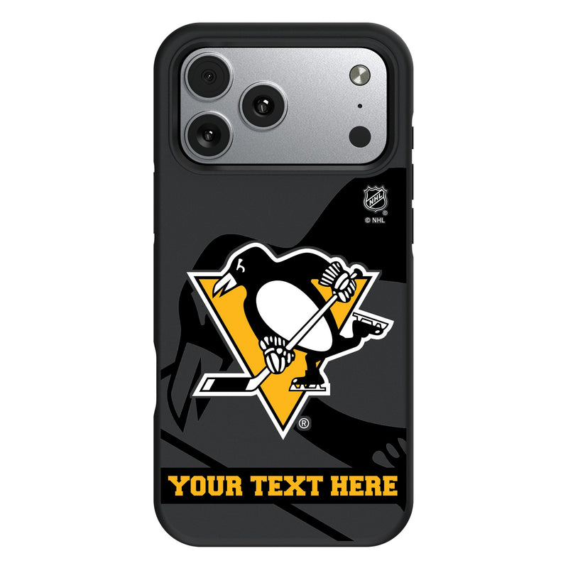 Pittsburgh Penguins Personalized Tilt iPhone Bump Phone Case for Apple iPhone