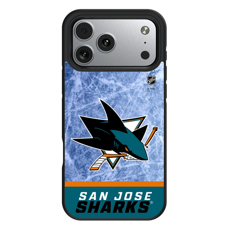San Jose Sharks Ice Wordmark iPhone Bump Phone Case for Apple iPhone
