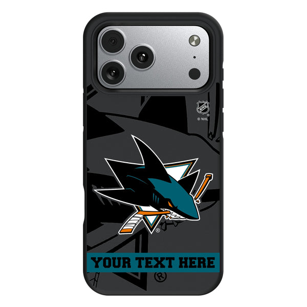 San Jose Sharks Personalized Tilt iPhone Bump Phone Case for Apple iPhone