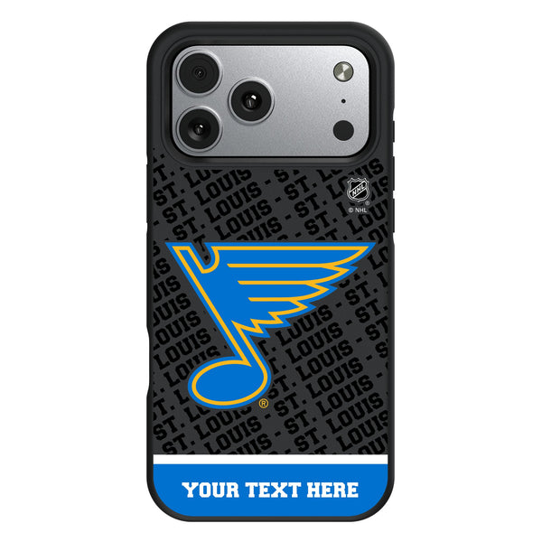 St. Louis Blues Personalized EndZone Plus iPhone Bump Phone Case for Apple iPhone