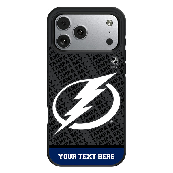 Tampa Bay Lightning Personalized EndZone Plus iPhone Bump Phone Case for Apple iPhone
