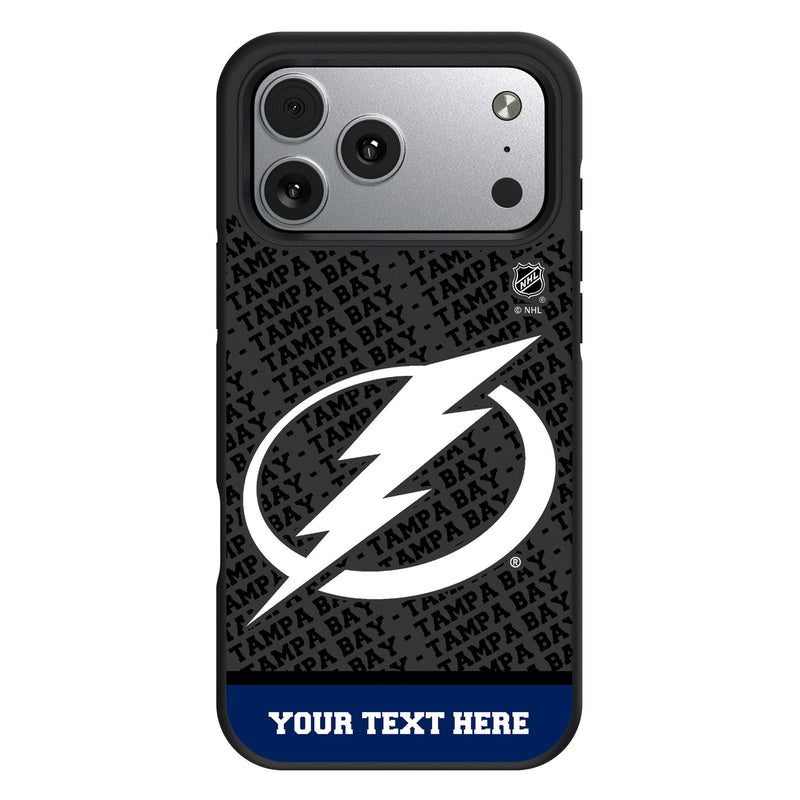Tampa Bay Lightning Personalized EndZone Plus iPhone Bump Phone Case for Apple iPhone