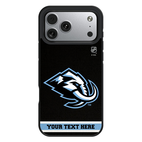 Utah Mammoth Personalized Stripe iPhone Bump Phone Case for Apple iPhone