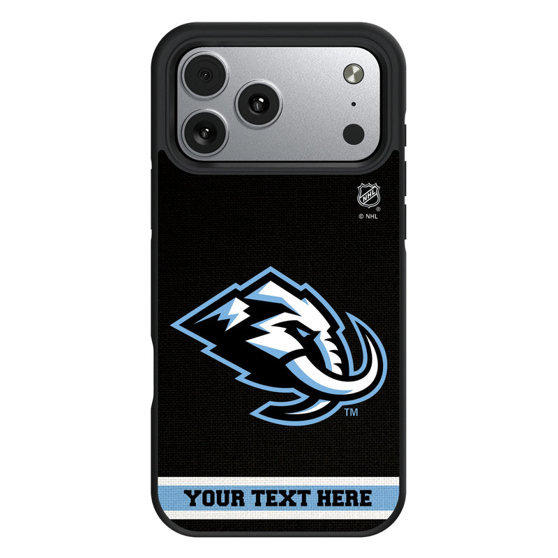 Utah Mammoth Personalized Stripe iPhone Bump Phone Case for Apple iPhone