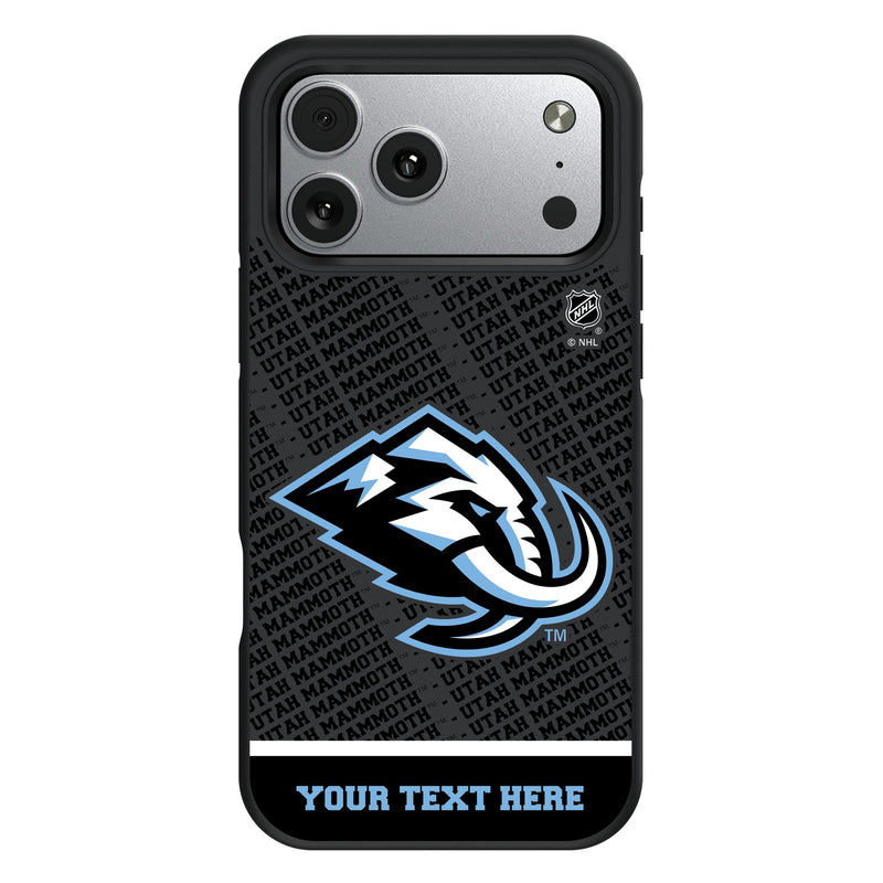 Utah Mammoth Personalized EndZone Plus iPhone Bump Phone Case for Apple iPhone