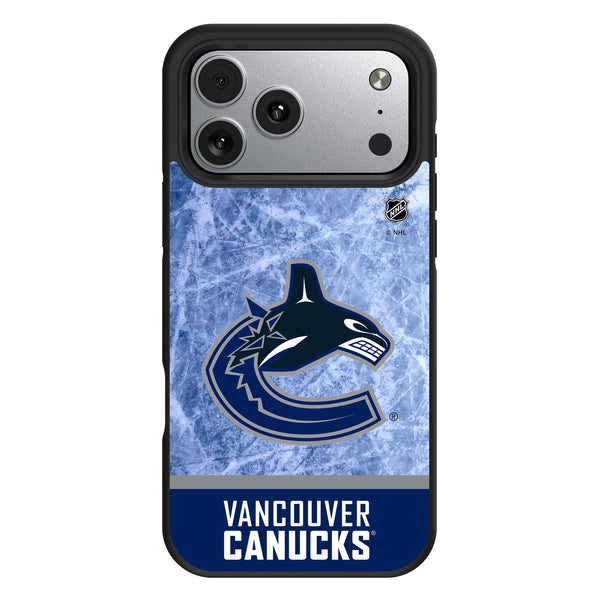 Vancouver Canucks Ice Wordmark iPhone Bump Phone Case for Apple iPhone