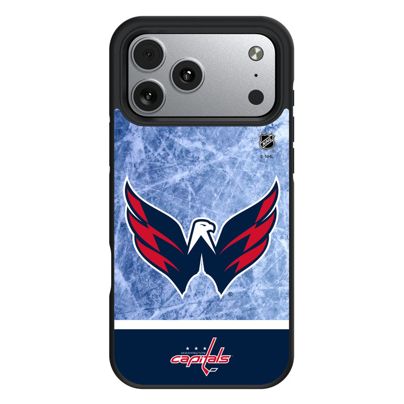 Washington Capitals Ice Wordmark iPhone Bump Phone Case for Apple iPhone